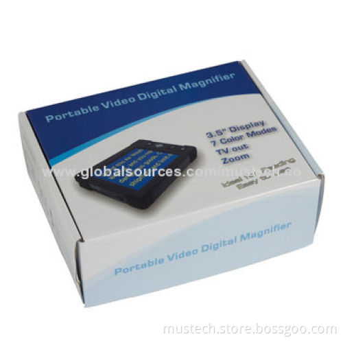3.5-inch Handheld Portable Video Magnifier with Rechargeable Li-ion Battery